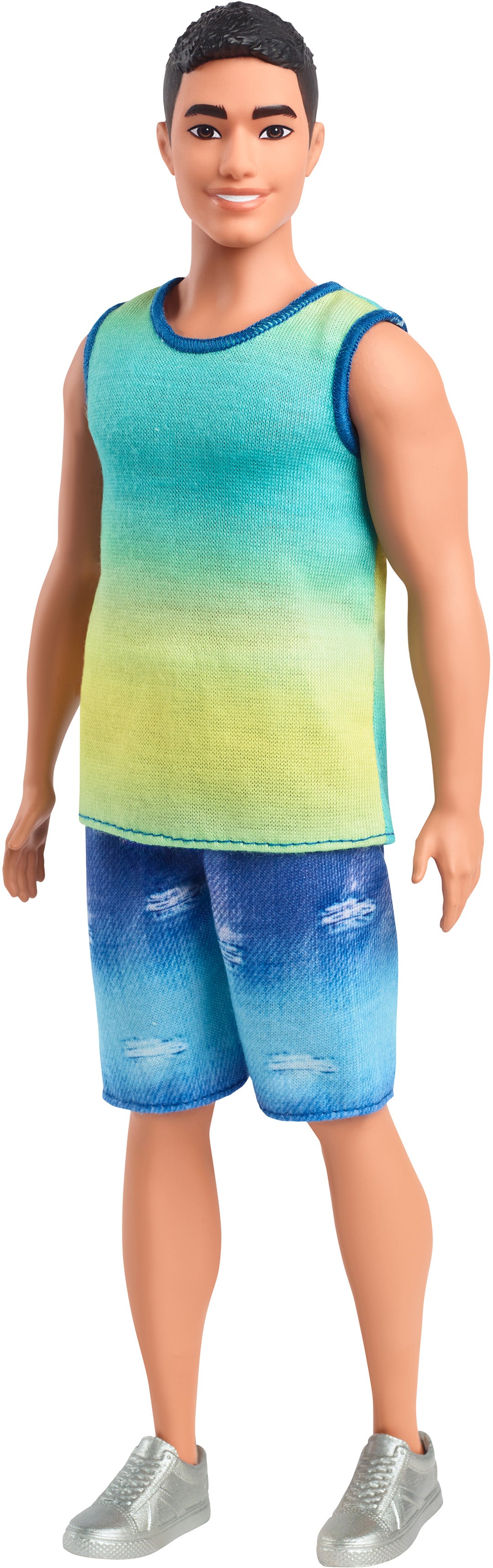Barbie Fashionistas Puppe Ken in Denim-Shorts Barbie Fashionistas Puppe Ken in Denim-Shorts von Barbie