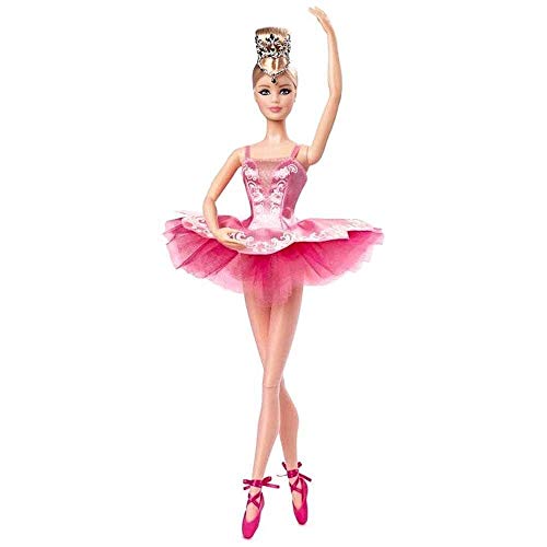 Barbie GHT41 Signature Ballet Wishes Puppe, ca. 30 cm groß, mit Tutu, Spitzenschuhen und Diadem, Geschenk für Kinder ab 6 Jahren von Barbie