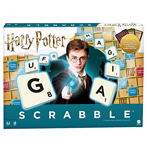 Mattel Games Scrabble Harry Potter, Version: Italienisch, GMY41 von Mattel Games