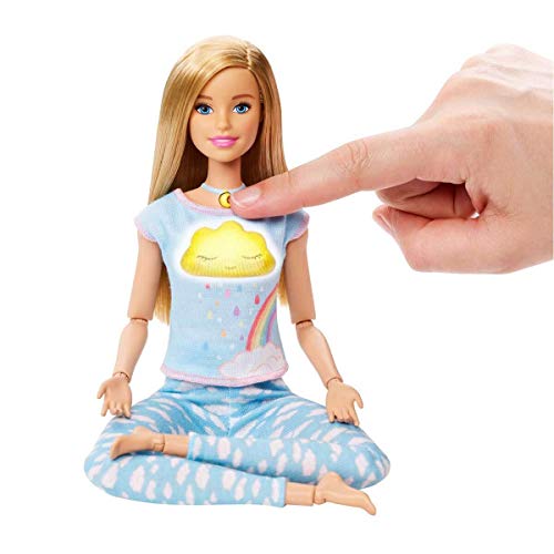 Barbie GNK01 - Wellness Meditation Puppe (blond) und Spielset, mit Lichtern und Geräuschen, Spielzeug ab 3 Jahren von Barbie