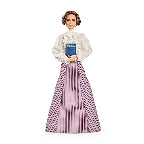 Barbie GTJ78 - Inspiring Women Helen Keller Puppe, Geschenk für Sammler und Kinder, Spielzeug ab 6 Jahren von Barbie