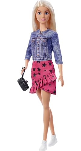 Barbie GXT03 - „Bühne Frei für große Träume Malibu Puppe (ca. 30 cm groß, blond) mit Jacke, Rock und Zubehörteilen, Spielzeug Geschenk für Kinder ab 3 Jahren Barbie GXT03 - „Bühne Frei für große Träume Malibu Puppe (ca. 30 cm groß, blond) mit Jacke, Rock und Zubehörteilen, Spielzeug Geschenk für Kinder ab 3 Jahren von Barbie