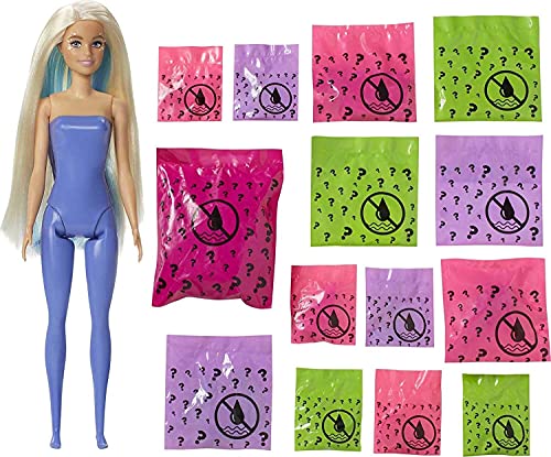 Barbie GXV94 - Color Reveal Fantasy Fashion Fee Puppe & Haustier, mit Aufkleber und 25 Überraschungen, Spielzeug für Kinder ab 3 Jahren Barbie GXV94 - Color Reveal Fantasy Fashion Fee Puppe & Haustier, mit Aufkleber und 25 Überraschungen, Spielzeug für Kinder ab 3 Jahren von Barbie