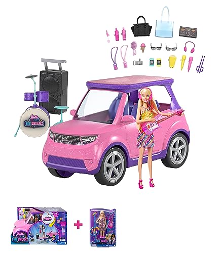Barbie GYJ23 - Bühne frei für große Träume Malibu Puppe Big City, Big Dreams Transforming Vehicle Playset, GYJ25 Barbie GYJ23 - Bühne frei für große Träume Malibu Puppe Big City, Big Dreams Transforming Vehicle Playset, GYJ25 von Barbie