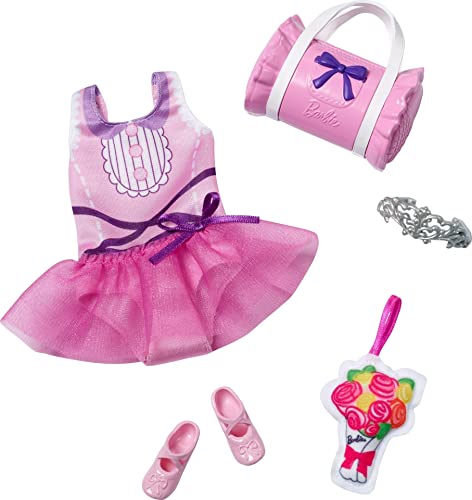 Barbie Kleidung, Vorschulspielzeug, Mein erstes Modepaket, Tutu-Trikot, einfaches Verkleiden, Ballett- und Tanzzubehör von Barbie