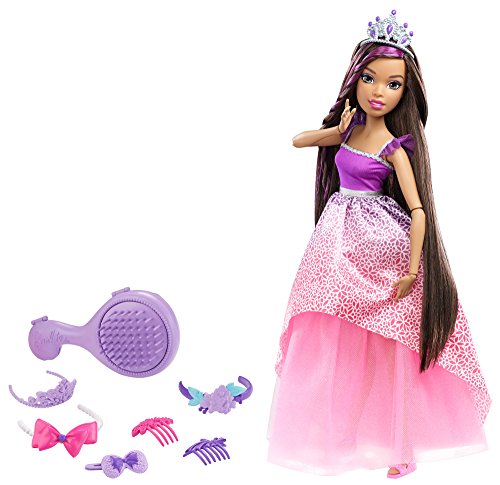 Barbie Mattel DPK21 - Große Zauberhaar Prinzessin Brünett von Barbie