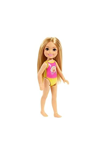 Barbie Mattel GLN70 Beach Doll Chelsea in Shell Design von Barbie