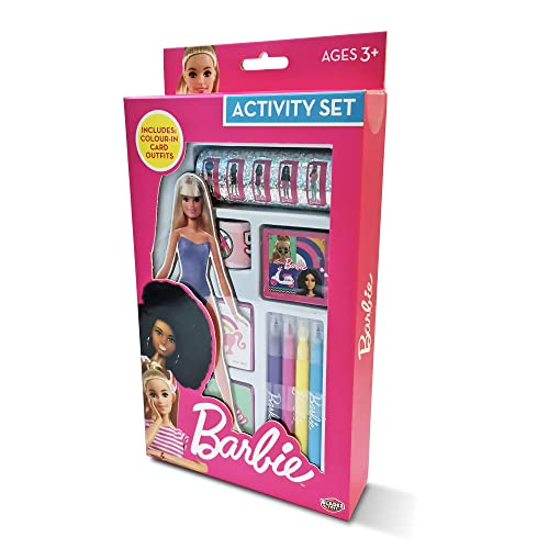 BLADEZ Toyz Barbie Aktivitätsset, Kunst und Handwerk, lizenziertes Schreibwaren-Set mit Stiften und Aufklebern, 150+ Teile, Kreativer Maker Kitz von BLADEZ