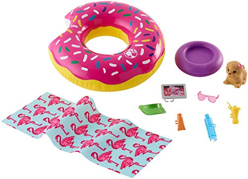 Barbie Möbel-Spielset Outdoor mit Donut-Schwimmring von Barbie