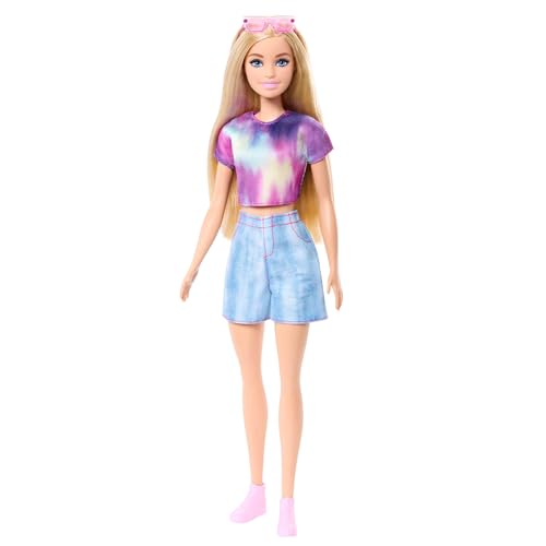 Barbie Mysteries: Beach Detectives“ Barbie Malibu“ Modepuppe mit unverkennbarem Outfit zum An- und Ausziehen und Accessoires, inklusive Sonnenbrille,JFV63 Barbie Mysteries: Beach Detectives“ Barbie Malibu“ Modepuppe mit unverkennbarem Outfit zum An- und Ausziehen und Accessoires, inklusive Sonnenbrille,JFV63 von Barbie