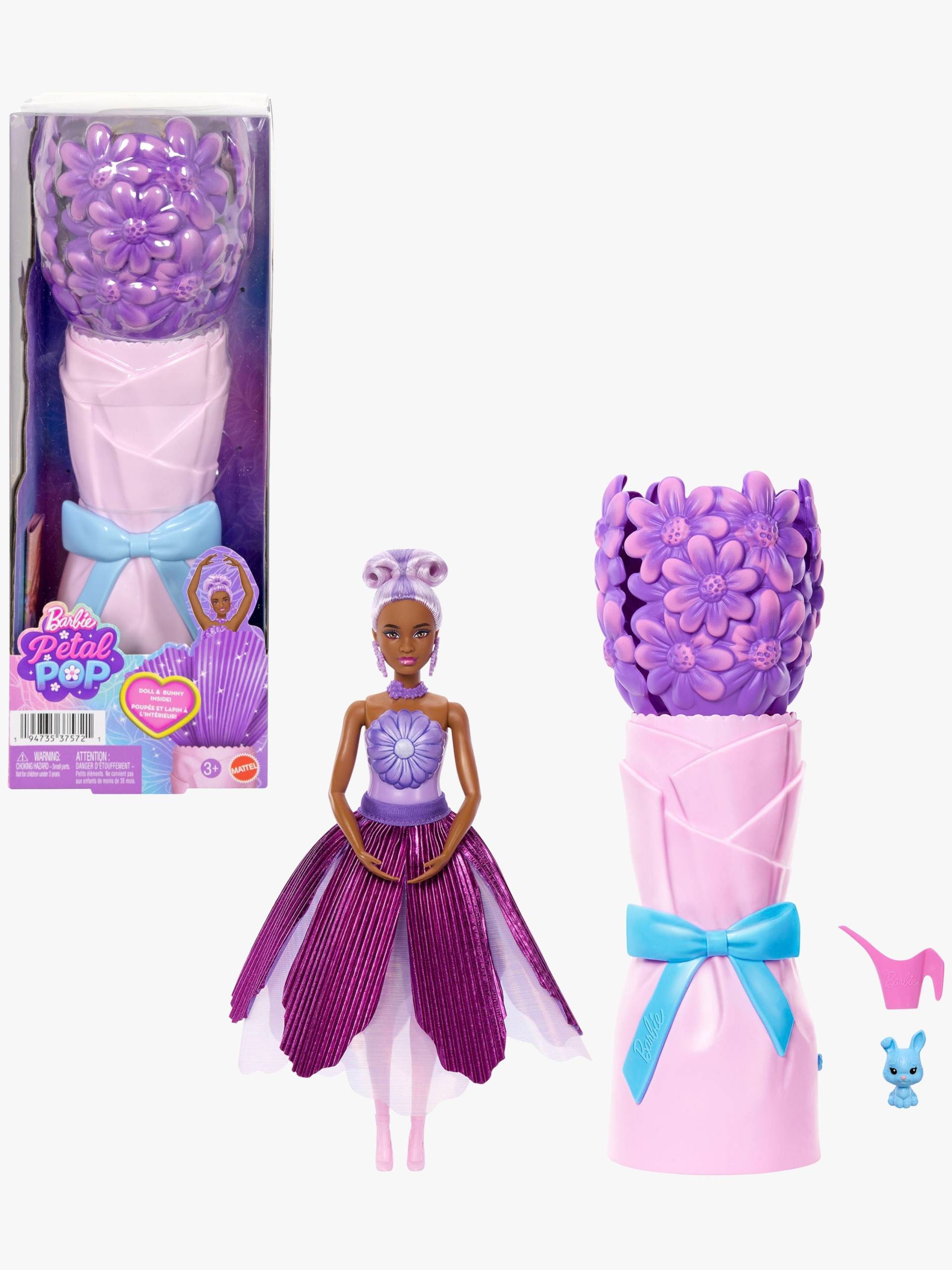 Barbie Petal Pop Flower Surprise Puppe Gänseblümchen, Lila von Barbie
