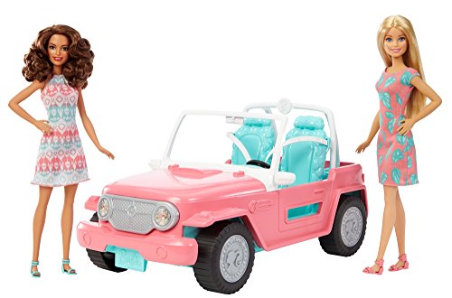 Barbie Strand-Fahrzeug mit Zwei Puppen von Barbie