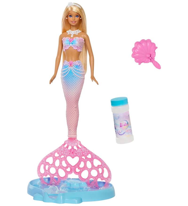 Barbie Puppe - 27 cm - Bubble Sparkle Mermaid - Barbie - One Size - Puppen Barbie Puppe - 27 cm - Bubble Sparkle Mermaid - Barbie - One Size - Puppen von Barbie