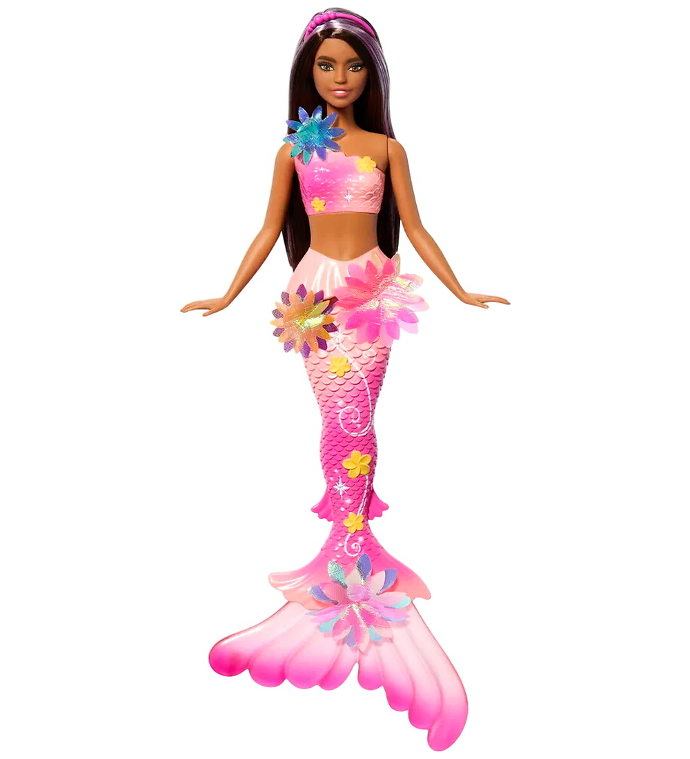 Barbie Puppe - 30 cm - Blooming Magie Black Mermaid - Barbie - One Size - Puppen Barbie Puppe - 30 cm - Blooming Magie Black Mermaid - Barbie - One Size - Puppen von Barbie