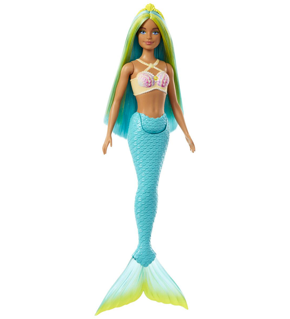 Barbie Puppe - 30 cm - Core - Meerjungfrau - Blau/Grün - Barbie - One Size - Puppen Barbie Puppe - 30 cm - Core - Meerjungfrau - Blau/Grün - Barbie - One Size - Puppen von Barbie