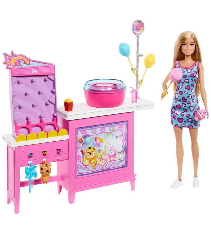 Barbie Puppe - 30 cm - Mysteries Cotton Candy & Games Spielset - Barbie - One Size - Puppen Barbie Puppe - 30 cm - Mysteries Cotton Candy & Games Spielset - Barbie - One Size - Puppen von Barbie