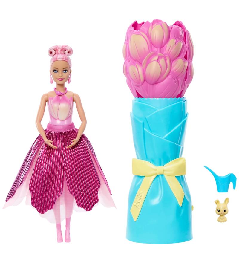 Barbie Puppe - 32 cm Petal Pop - Pink Tulpe - Barbie - One Size - Puppen Barbie Puppe - 32 cm Petal Pop - Pink Tulpe - Barbie - One Size - Puppen von Barbie