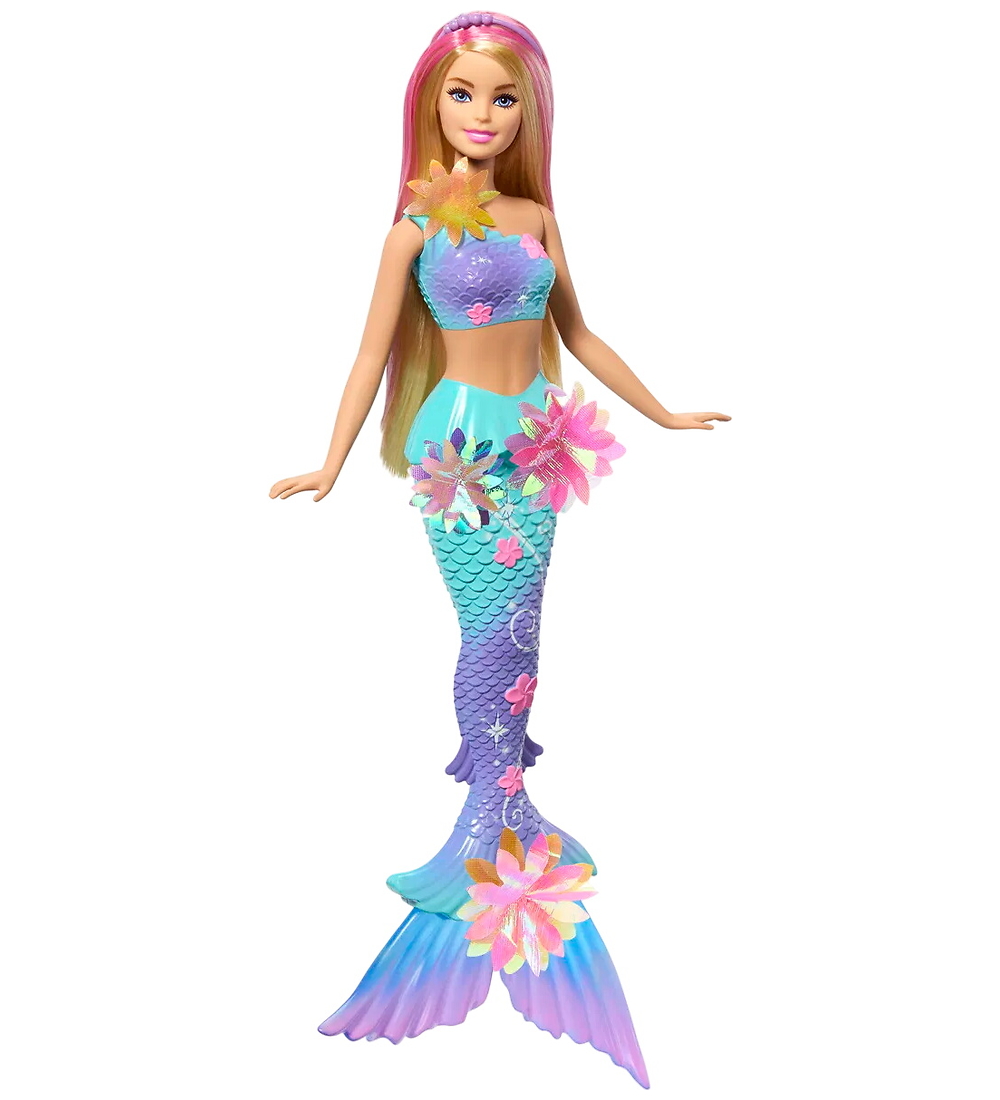 Barbie Puppe - Blooming Magie White Mermaid Doll - Barbie - One Size - Puppen von Barbie