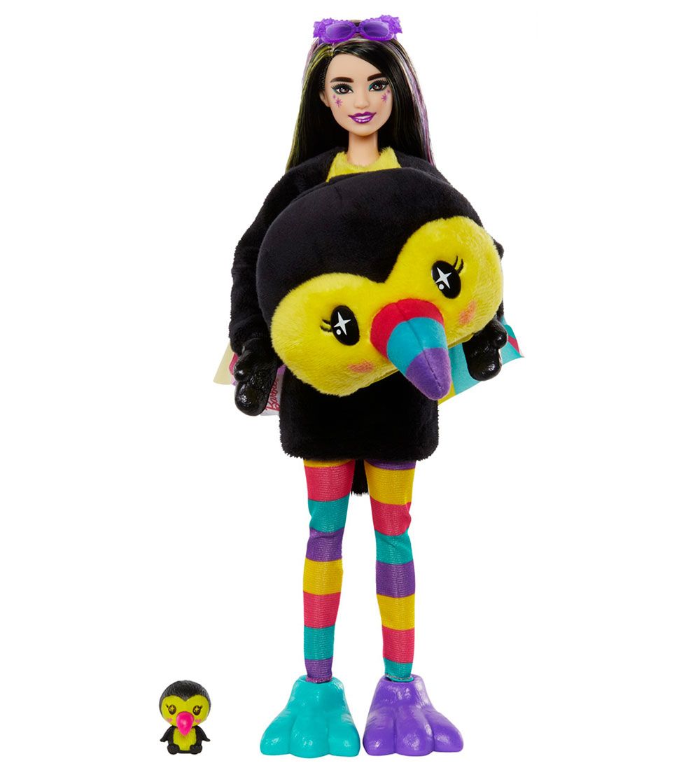 Barbie Puppe - Cutie Enthüllen - Jungle - Toucan - Barbie - One Size - Puppen Barbie Puppe - Cutie Enthüllen - Jungle - Toucan - Barbie - One Size - Puppen von Barbie