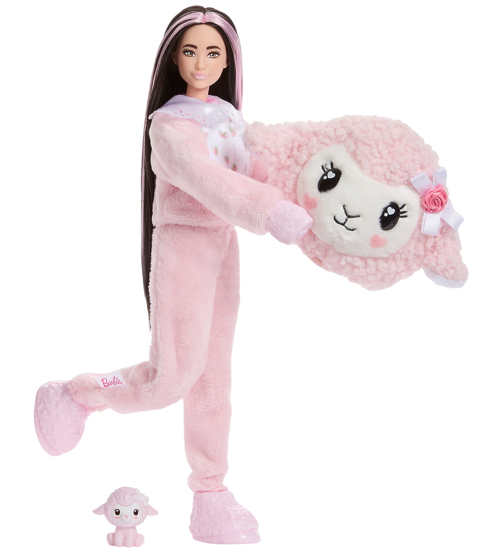 Barbie Puppe - Cutie Enthüllung Sweet Schleifen - Pink Lamm - Barbie - One Size - Puppen Barbie Puppe - Cutie Enthüllung Sweet Schleifen - Pink Lamm - Barbie - One Size - Puppen von Barbie