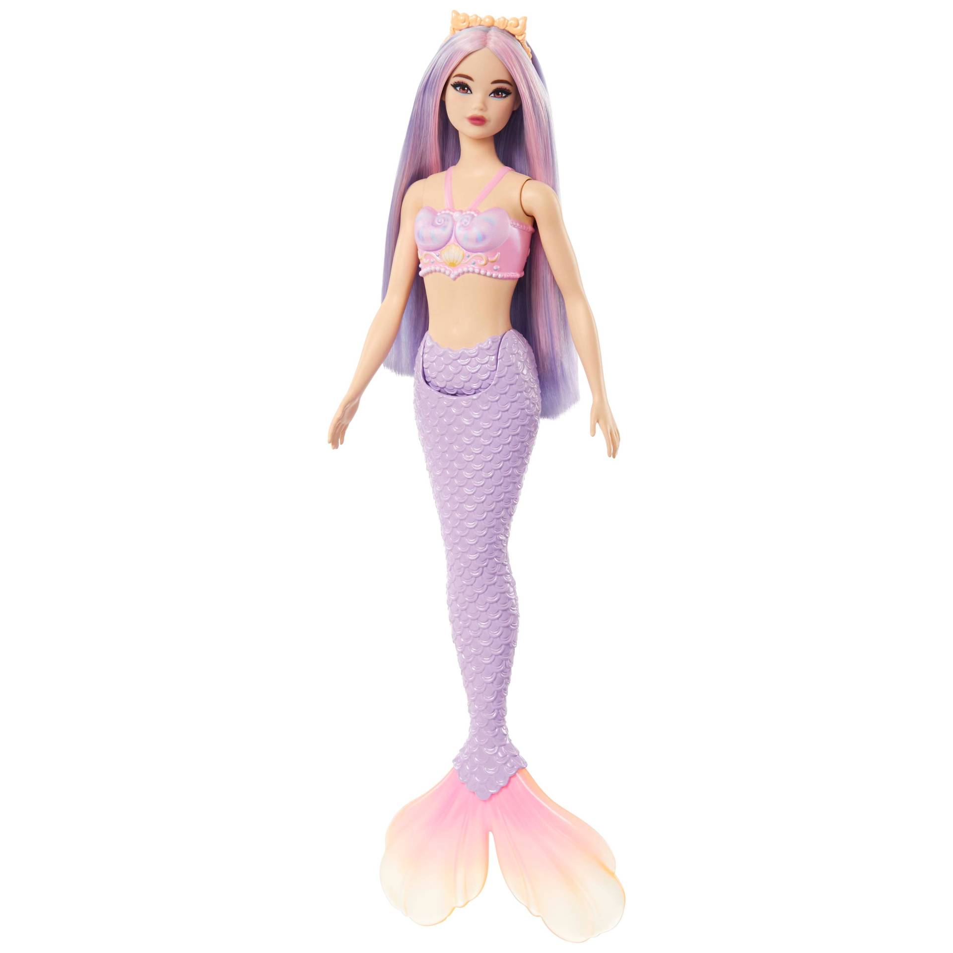 Barbie Puppe Meerjungfrau mit Bunten Haaren, Lila Barbie Puppe Meerjungfrau mit Bunten Haaren, Lila von Barbie