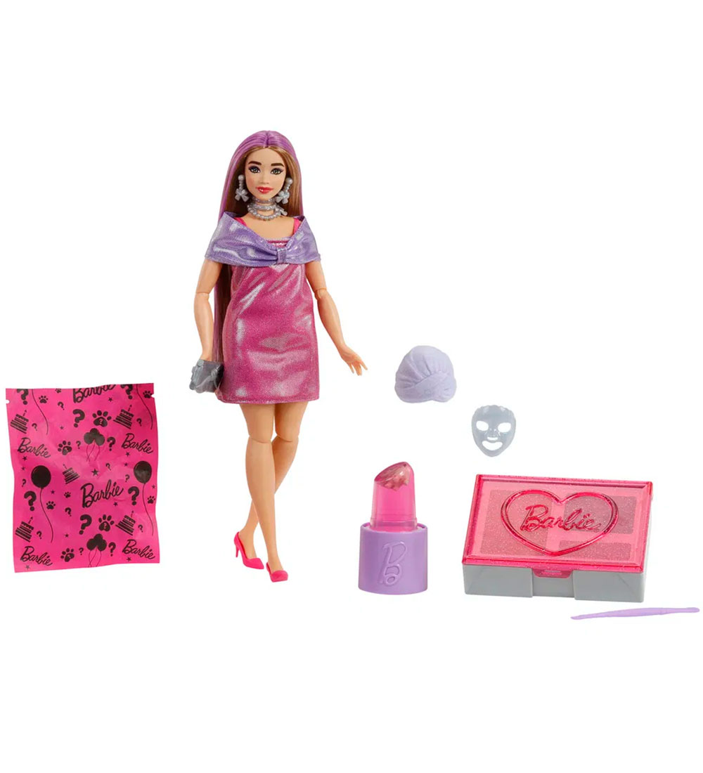 Barbie Puppe - Party Ausgepackt Pink Curvy Doll - Barbie - One Size - Puppen Barbie Puppe - Party Ausgepackt Pink Curvy Doll - Barbie - One Size - Puppen von Barbie