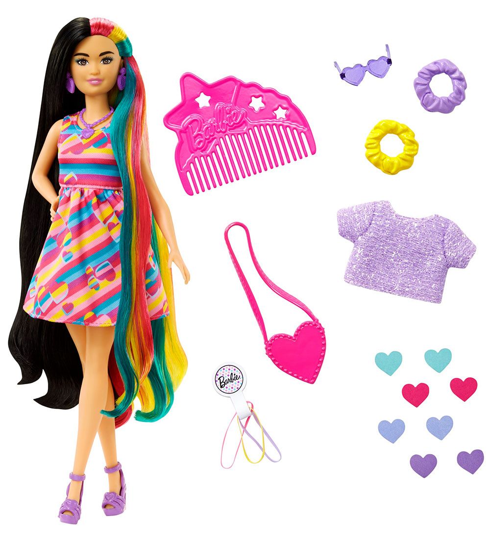 Barbie Puppe - Vollständig behaart - Hearts - Barbie - One Size - Puppen Barbie Puppe - Vollständig behaart - Hearts - Barbie - One Size - Puppen von Barbie