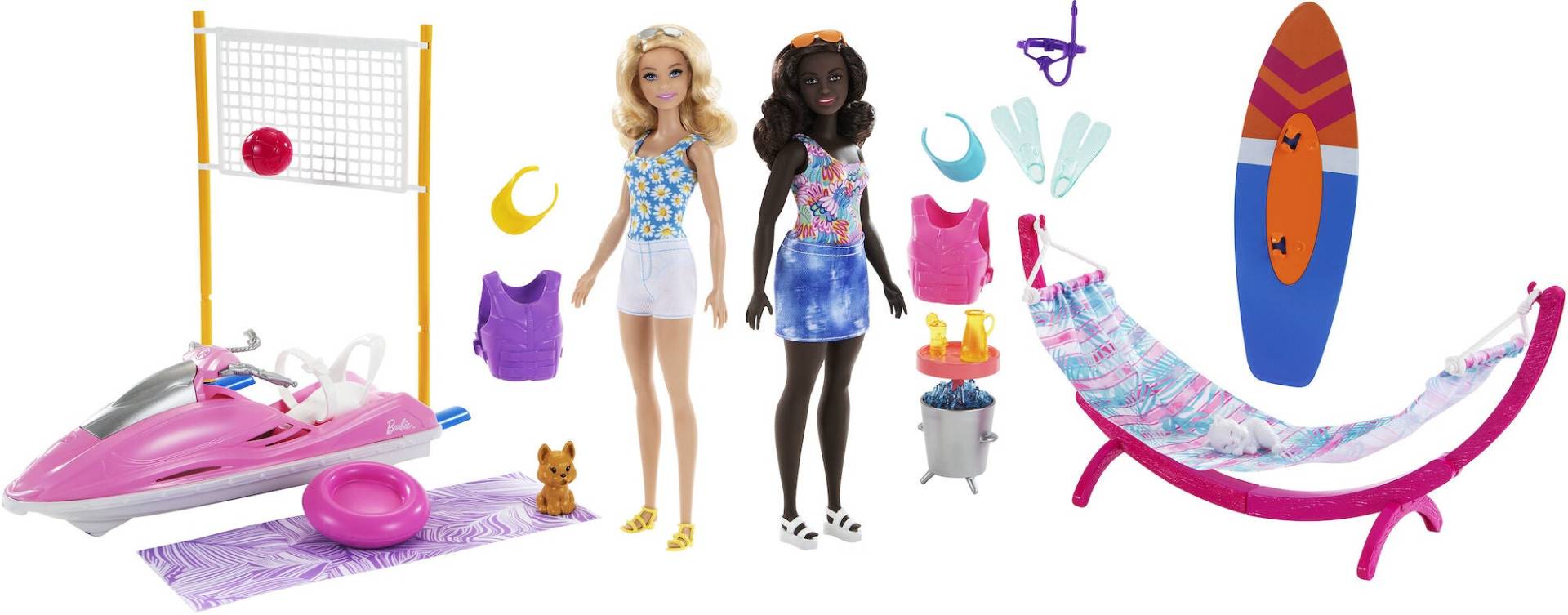 Barbie Beach Friends Puppen und Accessoires von Barbie