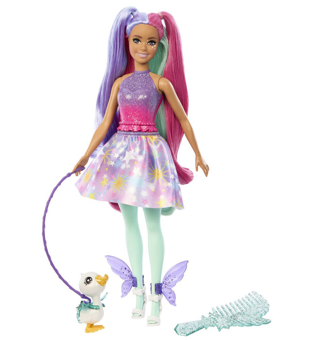 Barbie Puppenset - 28 cm - Touch of Magic - Rocki Doll - Barbie - One Size - Puppen Barbie Puppenset - 28 cm - Touch of Magic - Rocki Doll - Barbie - One Size - Puppen von Barbie