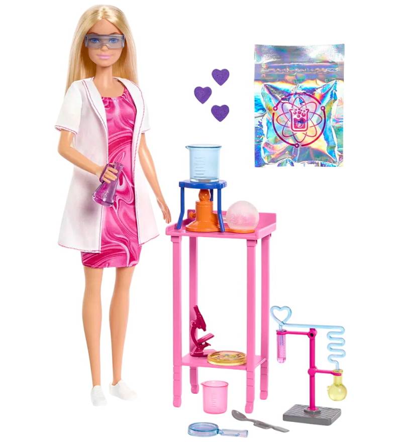 Barbie Puppenset - 30 cm - Karriere Deluxe Wissenschaftliches Se - Barbie - One Size - Puppen Barbie Puppenset - 30 cm - Karriere Deluxe Wissenschaftliches Se - Barbie - One Size - Puppen von Barbie