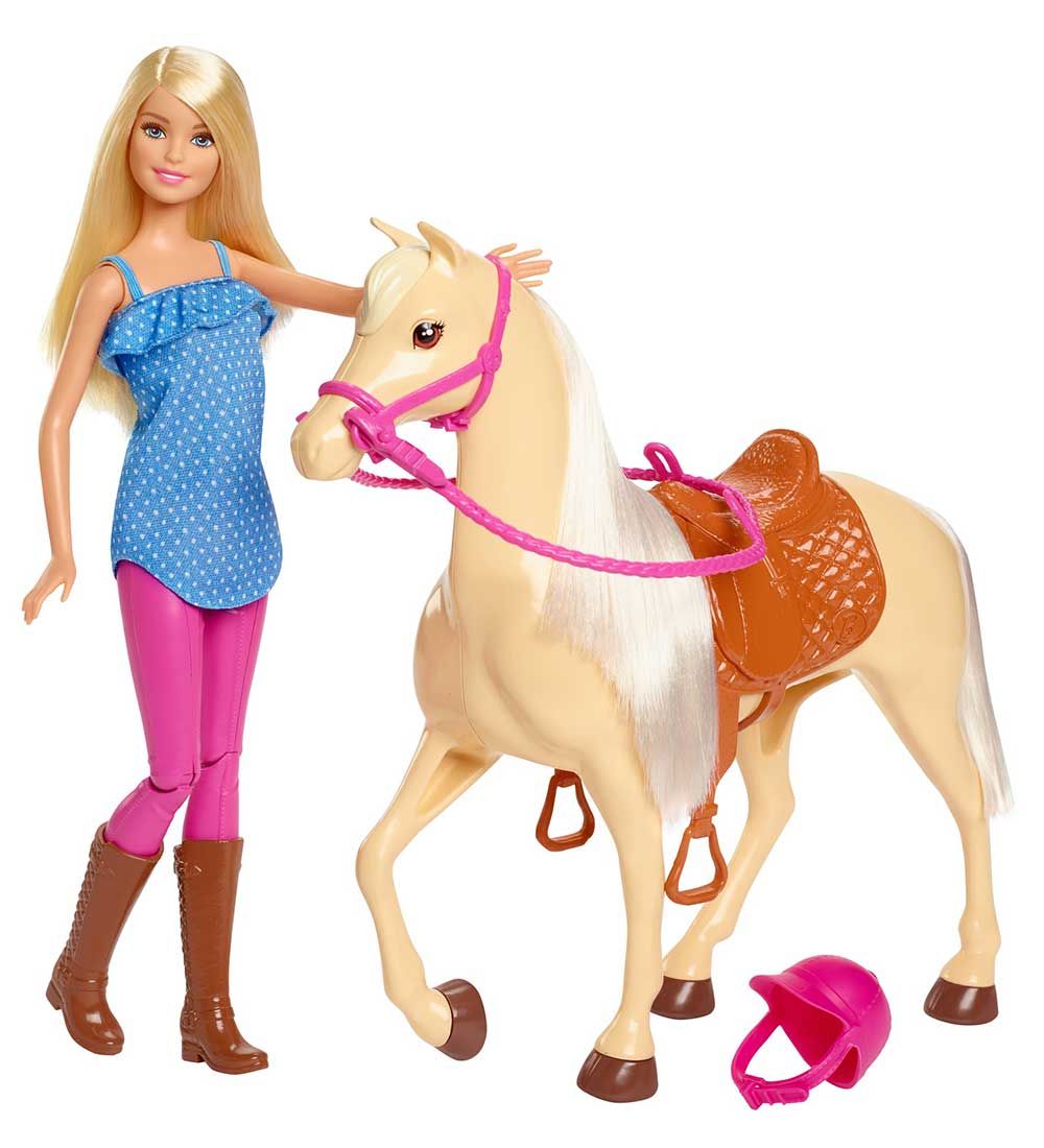Barbie Puppenset - Doll Ente Horse (Blond) - Barbie - One Size - Puppen von Barbie