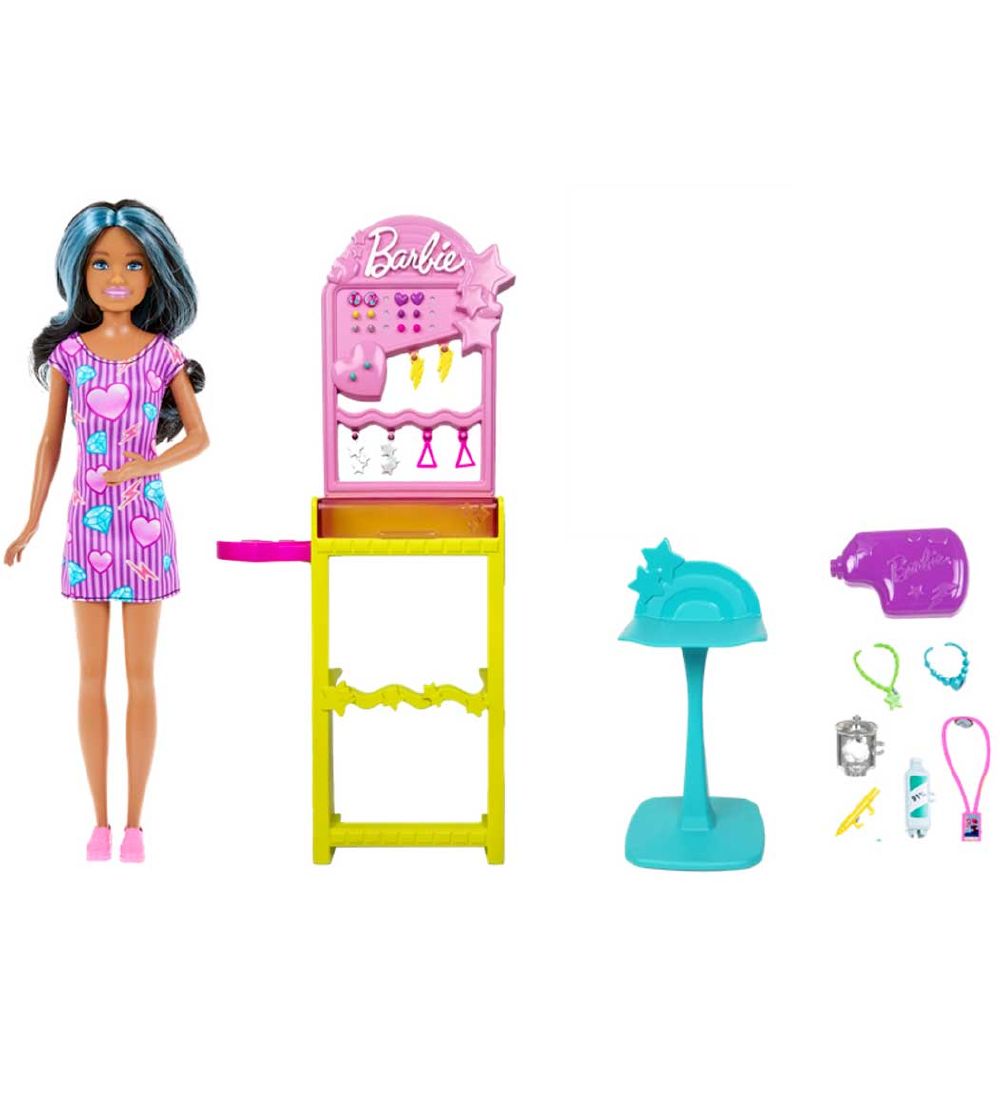 Barbie Puppenset - Skipper First Job - Ohrlochstecher - Barbie - One Size - Puppen von Barbie