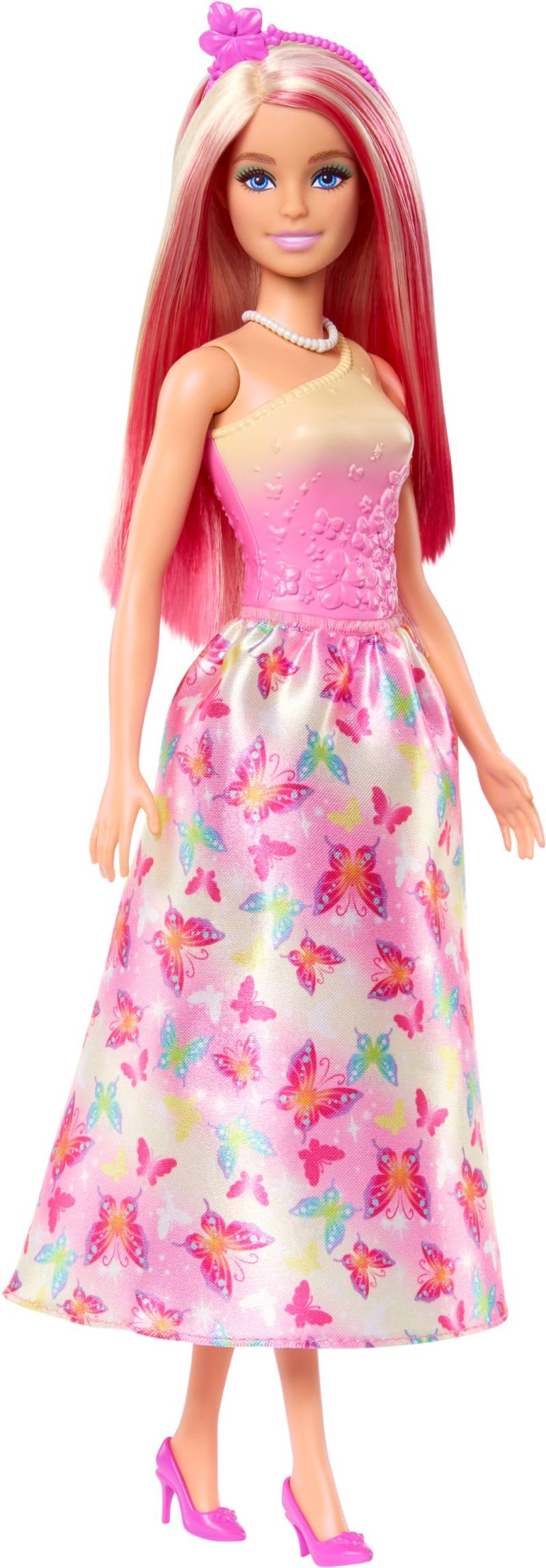 Barbie Royal Puppe mit Pinken Strähnchen von Barbie