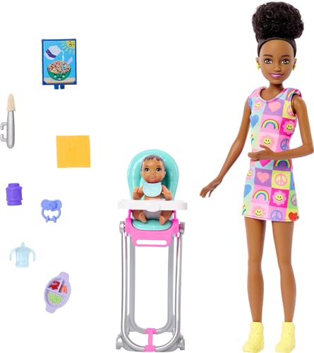 Barbie Skipper Puppe & Spielset mit Zubehör Babysitter-Set Themed Barbie Skipper Puppe & Spielset mit Zubehör Babysitter-Set Themed von Barbie