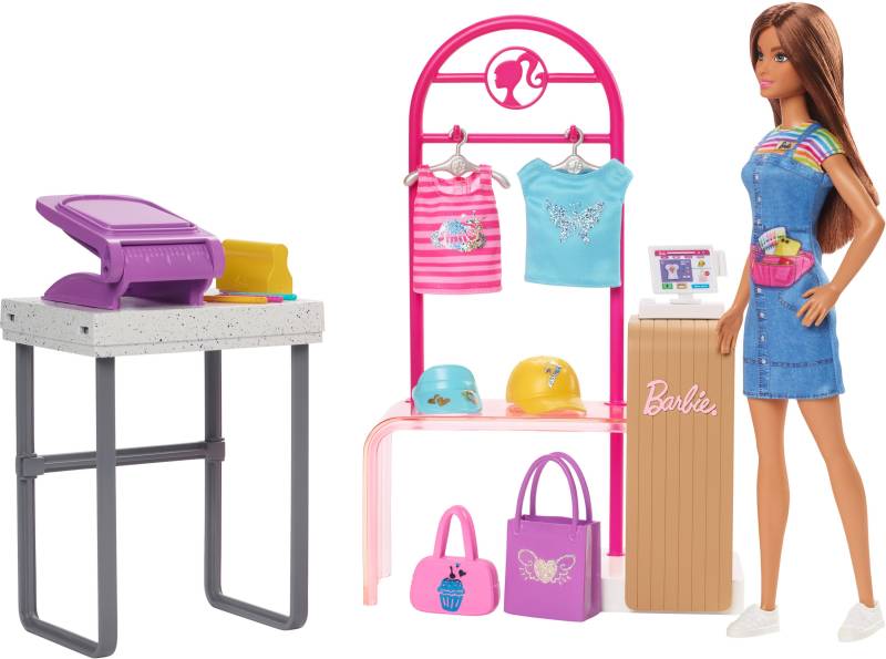 Barbie Spielset mit Puppe Make &  Sell Boutique von Barbie