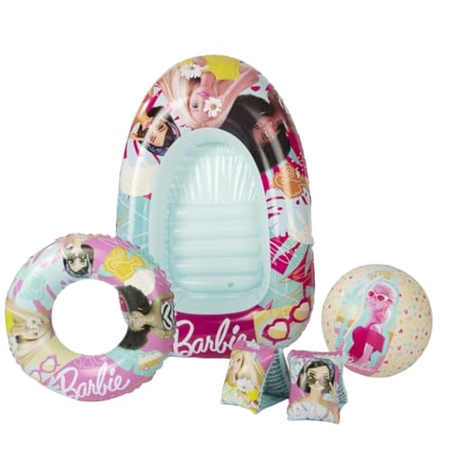 Barbie Zwem Set met Boot - Roze von Barbie