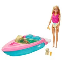MATTEL GRG30 Barbie Boot-Spielset mit Puppe inkl. Haustier Hündchen und Zubehör MATTEL GRG30 Barbie Boot-Spielset mit Puppe inkl. Haustier Hündchen und Zubehör von Barbie