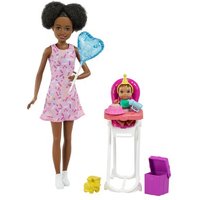 MATTEL GRP41 Barbie Skipper Babysitter Puppe Geburtstags-Spielset mit Baby-Puppe MATTEL GRP41 Barbie Skipper Babysitter Puppe Geburtstags-Spielset mit Baby-Puppe von Barbie