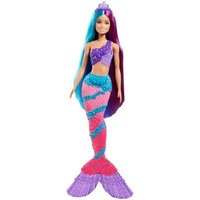 MATTEL GTF39 Barbie Dreamtopia Regenbogenzauber Meerjungfrau Puppe mit langem Haar MATTEL GTF39 Barbie Dreamtopia Regenbogenzauber Meerjungfrau Puppe mit langem Haar von Barbie