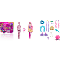 MATTEL HBG38 HBG39 Barbie Color Reveal Glitzer! Haarwechsel Puppe Glitzerpink mit 25 Überraschungen MATTEL HBG38 HBG39 Barbie Color Reveal Glitzer! Haarwechsel Puppe Glitzerpink mit 25 Überraschungen von Barbie