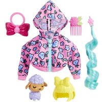MATTEL HDJ39 Barbie Extra Kleidungs-Set inkl. Hund & Zubehör, Barbie Outfit MATTEL HDJ39 Barbie Extra Kleidungs-Set inkl. Hund & Zubehör, Barbie Outfit von Barbie