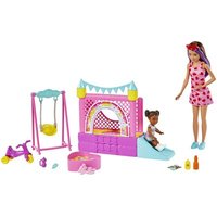 MATTEL HHB67 Barbie Skipper Babysitters Inc. Hüpfburg-Spielset mit Puppen und Zubehör MATTEL HHB67 Barbie Skipper Babysitters Inc. Hüpfburg-Spielset mit Puppen und Zubehör von Barbie
