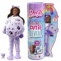 MATTEL HJL57 Barbie Cutie Reveal Puppe im Teddy-Kostüm mit Farbwechsel (Traumland Fantasie) von Barbie