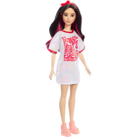 MATTEL HRH12 Barbie Fashionista Puppe - Red Mesh Dress MATTEL HRH12 Barbie Fashionista Puppe - Red Mesh Dress von Barbie