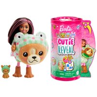 MATTEL HRK29 Barbie Cutie Reveal Chelsea Costume Cuties - Dog in Frog - in Überraschungsbox MATTEL HRK29 Barbie Cutie Reveal Chelsea Costume Cuties - Dog in Frog - in Überraschungsbox von Barbie