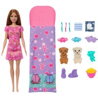 MATTEL HXN01 Barbie Puppe und Welpen Pyjama-Party-Spielset MATTEL HXN01 Barbie Puppe und Welpen Pyjama-Party-Spielset von Barbie