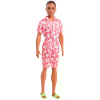 MATTEL HYT99 Barbie Fashionista Ken Puppe im Hawaii-Muster Outfit MATTEL HYT99 Barbie Fashionista Ken Puppe im Hawaii-Muster Outfit von Barbie