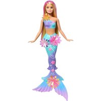MATTEL JDM72 Barbie Meerjungfrauen-Spielzeugpuppe mit magischer Überraschungsblüte von Barbie