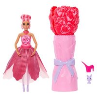 MATTEL JMF59 Barbie Flower Surprise Puppe - rote Rose von Barbie