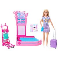 MATTEL JMJ49 Barbie Kofferband Spielset mit Puppe MATTEL JMJ49 Barbie Kofferband Spielset mit Puppe von Barbie